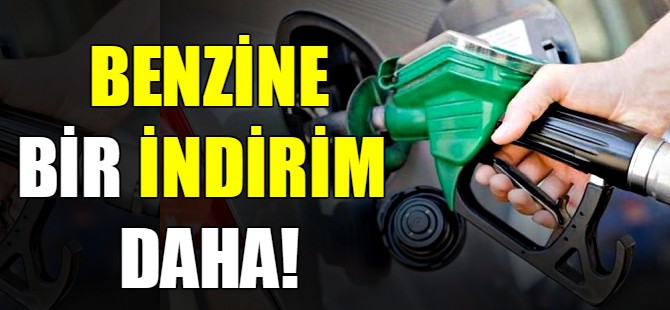 Benzine bir indirim daha!
