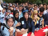 Şehit polis son yolculuğuna uğurlandı