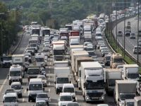 İstanbul trafiğinde bayram yoğunluğu