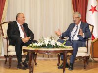 Türkeş, KKTC Başbakanı Kalyoncu'yu ziyaret etti