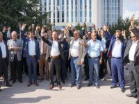 Urfadan gelen 300 muhtar, Eyüpoğlu için eylemde