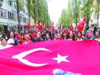 Münih’te teröre lanet mitingi