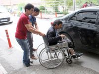 Bursa'da kendini kesen kesene!