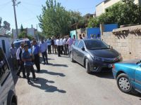 Şehidin baba evine ateş düştü