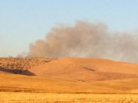 Operasyon sonrası yangın çıktı