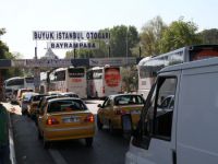 Otogar'da tatil dönüşü yoğunluğu