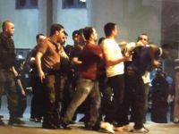 Polislerle vatandaş arasındaki gergin anlar