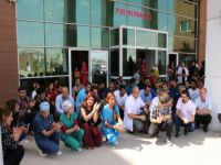 Sağlıkçılara yönelik şiddet Nusaybin'de protesto edildi