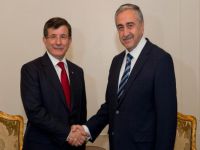 Davutoğlu, KKTC Cumhurbaşkanı Akıncı ile görüştü