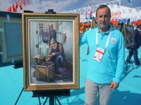 Cezaevlerindeki "sonradan ressamların" yağlı boyalı eserleri Ankara'da