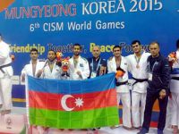 6. Dünya Askeri Oyunları'nda Azerbaycan takımı dünya üçüncüsü oldu