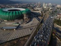 Bursa'da trafiğe TFF 1. Lig ayarı