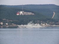 Çanakkale Boğazı'nda Hindistan savaş gemisi