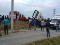 Askerî araç kaza yaptı:12 yaralı