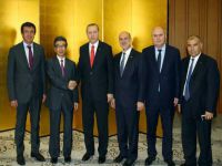 Erdoğan, Japon ve Türk işadamları ile bir araya geldi