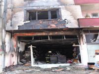 Bursa'da iş yeri alev alev yandı!