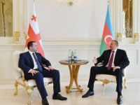 Aliyev, Gürcistan Başbakanını kabul etti