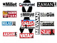 Medya, siyah logo ile teröre tepki gösterdi