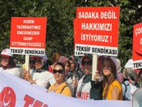 Bursa'daki o işçiler eylemde
