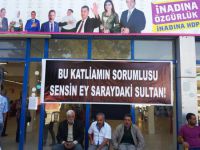 HDP’den tepki pankartı