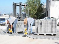 Ahmet Yesevi mahallesine 25 bin metrekare parke taş kaplaması yapıldı