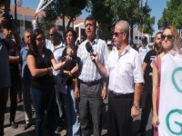 Erdoğan'ın KKTC'de protesto edildi