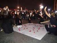 Taksim’de canlandırılarak protesto edildi