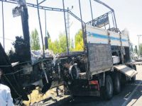 Aynı bölgede  yine PKK eylemi