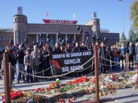 Tren Garı önünde ‘siyah balonlu’ anma