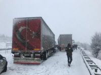 Bursa-Ankara yolu trafiğe kapatıldı