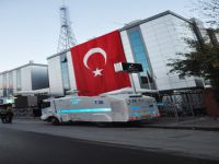 İpek Medya önünde TOMA'lı bekleyiş