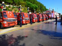Muğla Büyükşehir İtfaiyesi'ne 10 yeni araç alındı