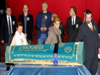 Üstün Akmen için tören düzenlendi