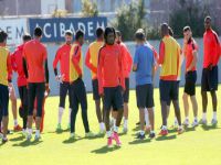 Trabzonspor’da gergin antrenman