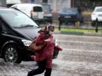 Bursa'da yağmur etkili oldu