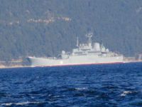 Çanakkale Boğazı'ndan Rus savaş gemisi