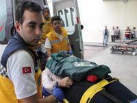 İşçi midibüsü kaza yaptı: 11 yaralı