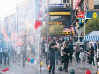 Suruç protestolarına polis müdahalesi