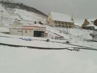 Yıldız Dağı'na kar yağdı