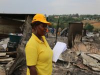 Dev yangın: 500 teneke ev kül oldu