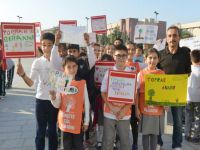 Öğrencilerden ‘Toprağa Saygı’ yürüyüşü