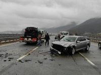 Bursa'da yağmur nedeniyle kaza