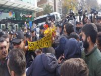 NTV Temsilciliği önünde polisle arbede