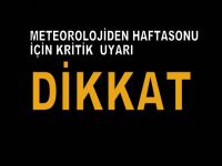 Haftasonu fırtına geliyor!