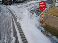 Fabrikada korkutan sızıntı