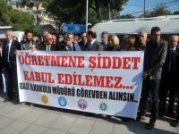 Müdürden tekme yiyen öğretmen suç duyurusunda bulundu