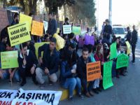 Öğrencilerden formasyon yürüyüşü