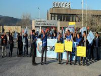BAGFAŞ işçilerinden eylem