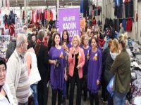 Nilüfer’de kadınlar şiddete karşı yürüdü