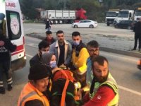 Gemlik'te feci kaza: 13 yaralı